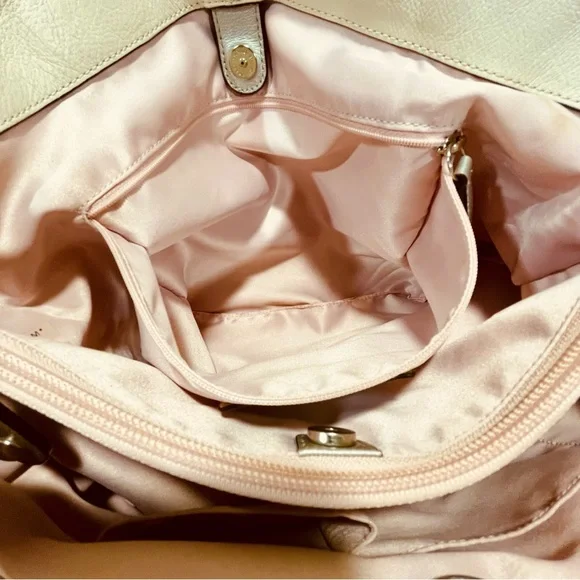 Coach Ashley Ivory Leather Shoulder/Crossbody Bag, - Picture 14 of 15